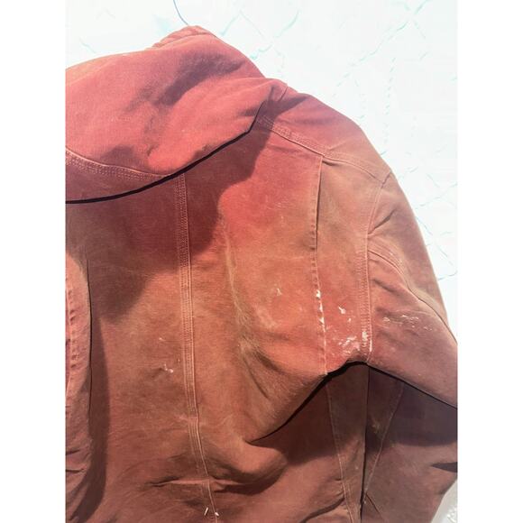 Carhartt men medium canvas, Sherpa, hooded jacket - Picture 7 of 9